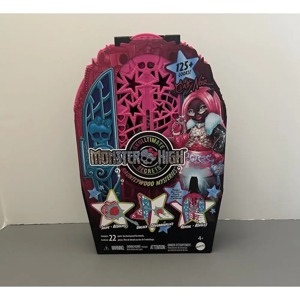Monster High Skulltimate Secrets Hauntlywood Mysteries Doll Catty Noir NEW